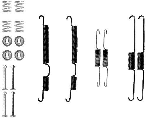 HELLA PAGID Tarvikesarja, jarrukengät 8DZ 355 201-091